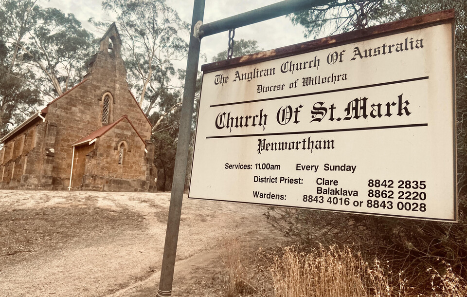 Historic St Mark's Church at Penwortham (Mt Horrocks Historical Society)