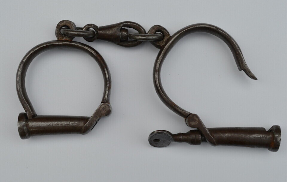 Hiatt Handcuffs, Willunga National Trust of SA collection